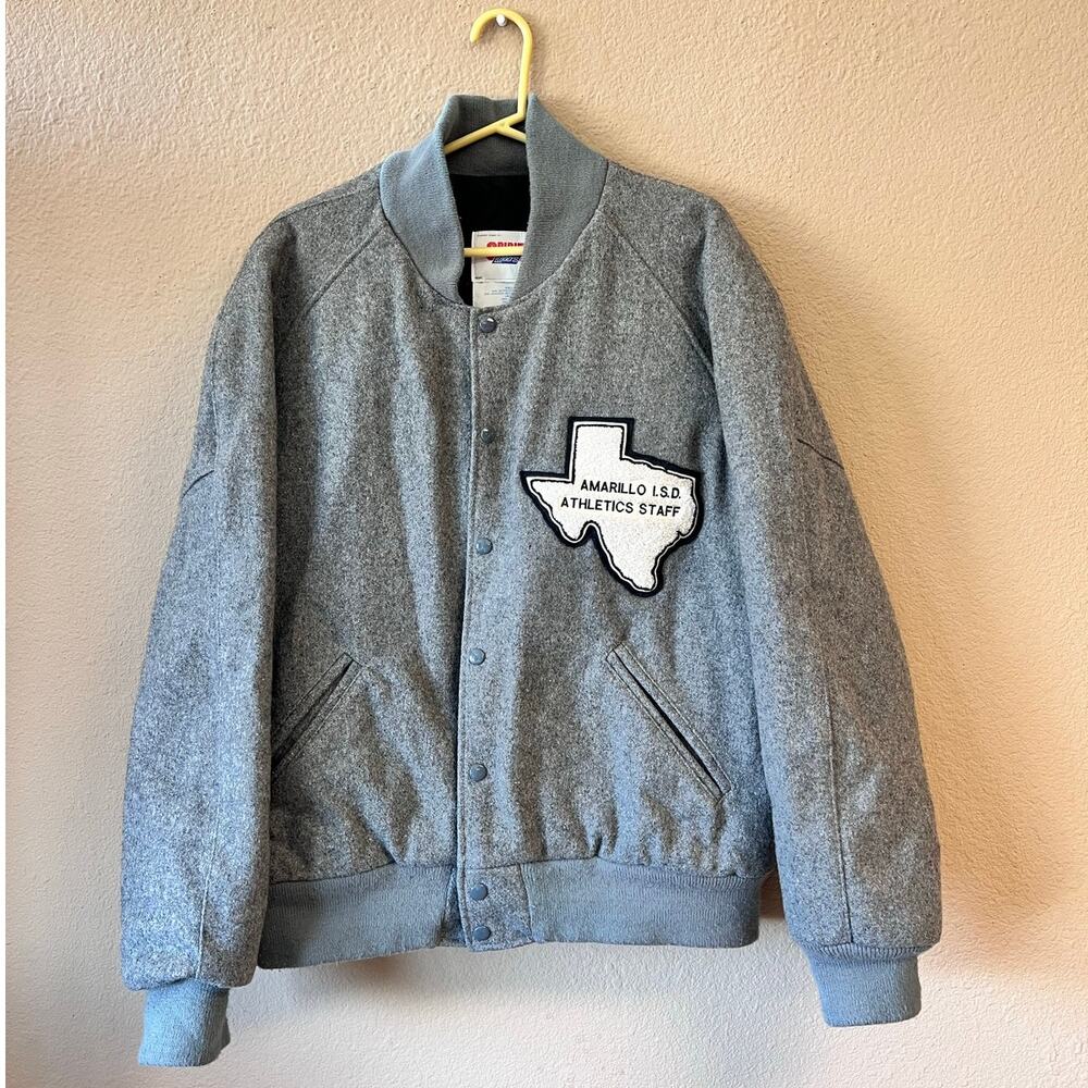 Vintage Amarillo ISD Athletics wool letterman jacket size XXL